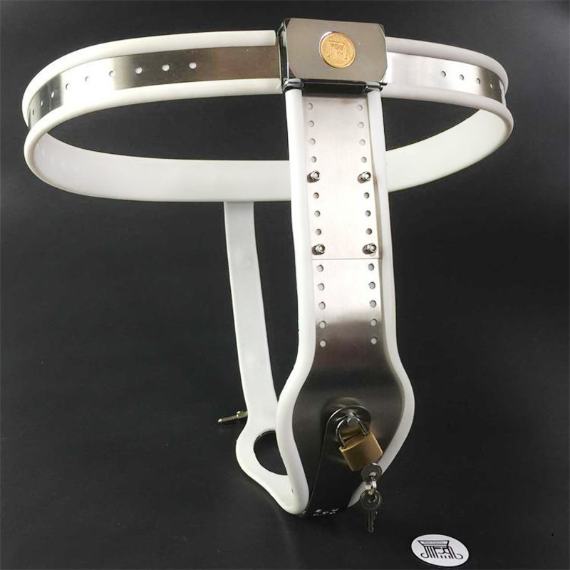 Womens Stainless Steel Bdsm Chastity Belt Anal Plug And Vagina Dildo Strapon Masturbation Device Sex Tool - 13