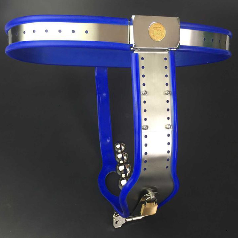 Womens Stainless Steel Bdsm Chastity Belt Anal Plug And Vagina Dildo Strapon Masturbation Device Sex Tool - 7
