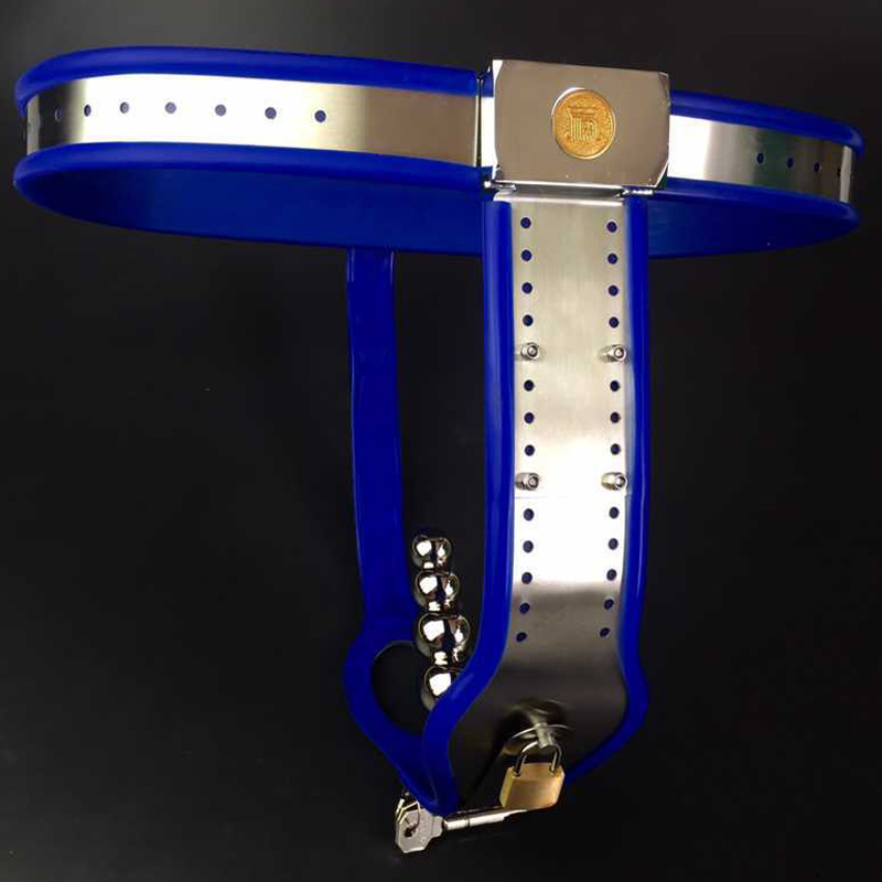 Womens Stainless Steel Bdsm Chastity Belt Anal Plug And Vagina Dildo Strapon Masturbation Device Sex Tool - 5