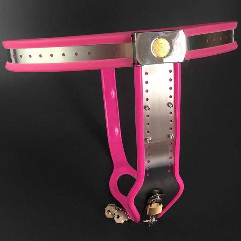 Womens Stainless Steel Bdsm Chastity Belt Anal Plug And Vagina Dildo Strapon Masturbation Device Sex Tool - 2