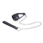 Balls On Leash Leather Cock Ring Weight Ball Stretcher Bondage Restraint Harness Strap Penis Sex Toy For Gay Men Bdsm - 4