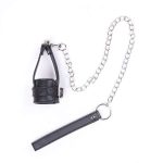 Balls On Leash Leather Cock Ring Weight Ball Stretcher Bondage Restraint Harness Strap Penis Sex Toy For Gay Men Bdsm