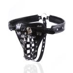 2017new Leather Male Chastity Belt Adjustable With Cock Cage Sex Toys For Men Erotic Device - 4
