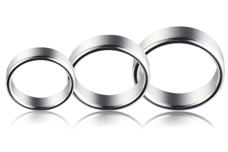 Male Chastity Device Stainless Steel Cock Ring Penis Cage Ball Stretcher Bdsm Fetish Toy For Men - 6