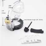 Prison Bird Pubic No 2 Electric Chastity Device Cock Cages A324 - 6