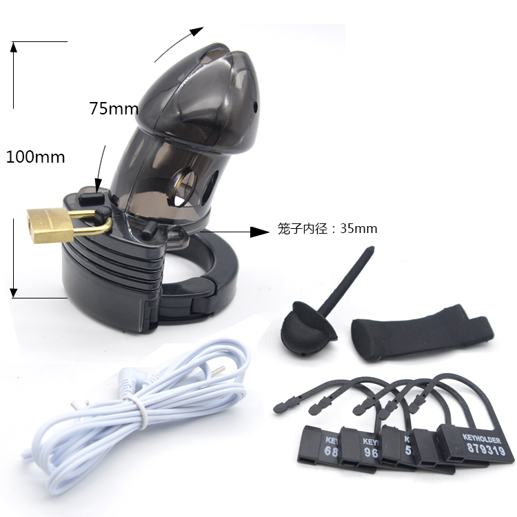 Prison Bird No 2 Electric Male Chastity Device Secure Cock Cage A324 - 10