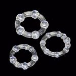 3pcs Silicone Cock Rings Delay Penis Adult Toys Erotic Toy Sex For Men - 4