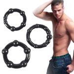 3pcs Silicone Cock Rings Delay Penis Adult Toys Erotic Toy Sex For Men