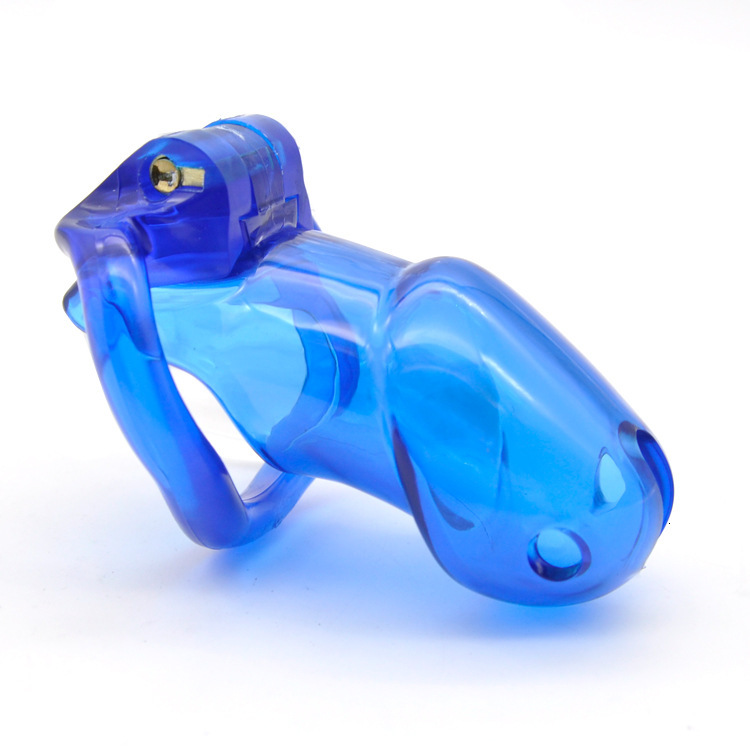 Resin Male Chastity Device Penis Lock Cage With 4 Rings Durable Sex Toy For Men Cb6000 Model - 24