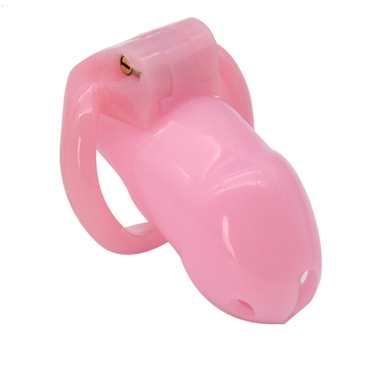 Resin Male Chastity Device Penis Lock Cage With 4 Rings Durable Sex Toy For Men Cb6000 Model - 23