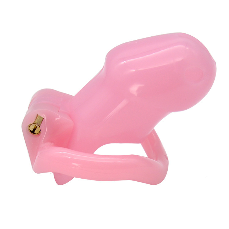 Resin Male Chastity Device Penis Lock Cage With 4 Rings Durable Sex Toy For Men Cb6000 Model - 22