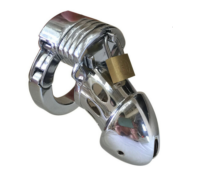 Resin Male Chastity Device Penis Lock Cage With 4 Rings Durable Sex Toy For Men Cb6000 Model - 18
