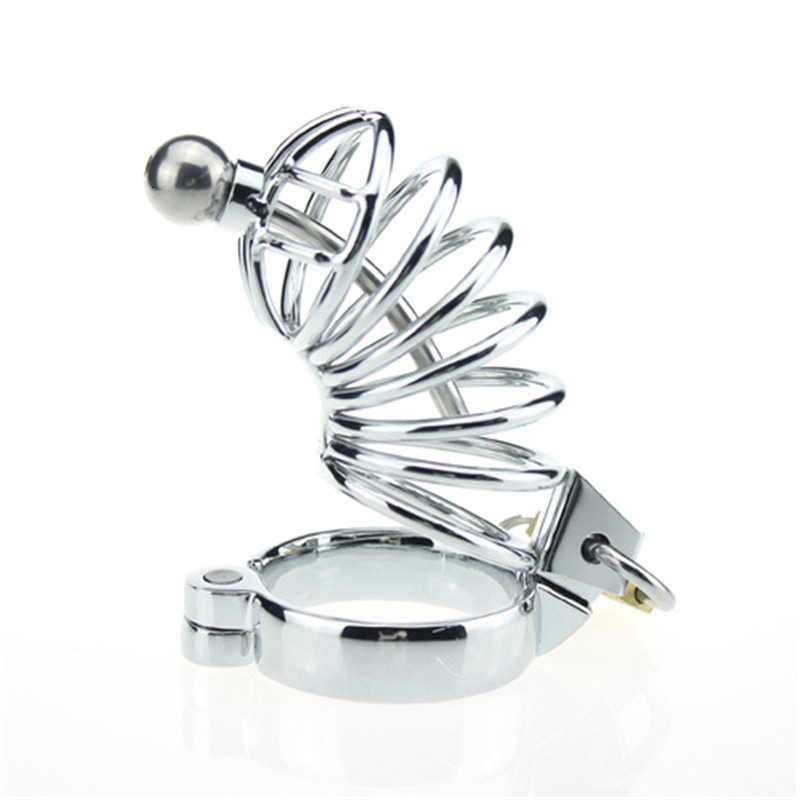 Resin Male Chastity Device Penis Lock Cage With 4 Rings Durable Sex Toy For Men Cb6000 Model - 16