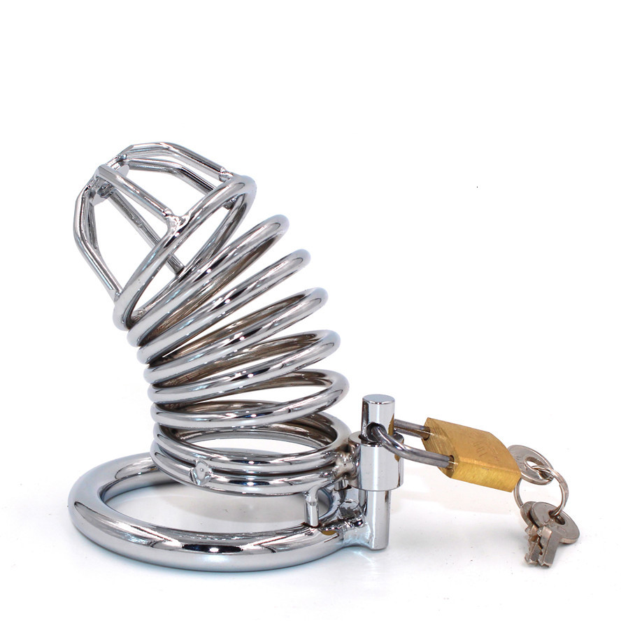 Resin Male Chastity Device Penis Lock Cage With 4 Rings Durable Sex Toy For Men Cb6000 Model - 15