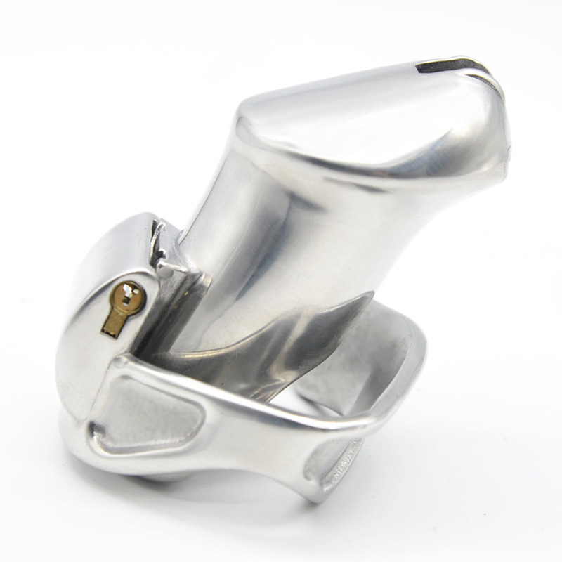 Resin Male Chastity Device Penis Lock Cage With 4 Rings Durable Sex Toy For Men Cb6000 Model - 13