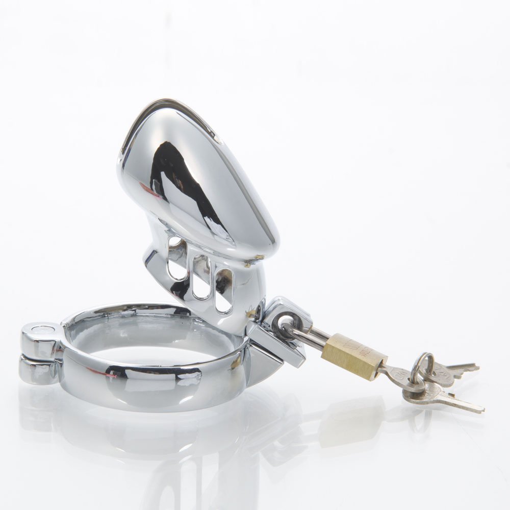 Resin Male Chastity Device Penis Lock Cage With 4 Rings Durable Sex Toy For Men Cb6000 Model - 12