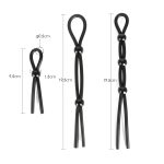 Dingye Hot Adjustable Silicone Time Delay Erection Cock Rings For Men Adult Sexy Penis Sex Products Toys - 2