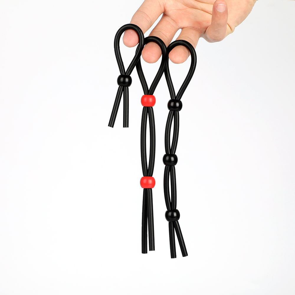 Adjustable Silicone Erection Enhancer Cock Rings For Men Durable Comfortable Timedelay Adult Sex Toy - 1