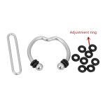Stainless Steel Cock Ring Penis Chastity Cage Cocking Glans Extend Sex Time Male Device - 4