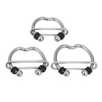 Stainless Steel Cock Ring Penis Chastity Cage Cocking Glans Extend Sex Time Male Device