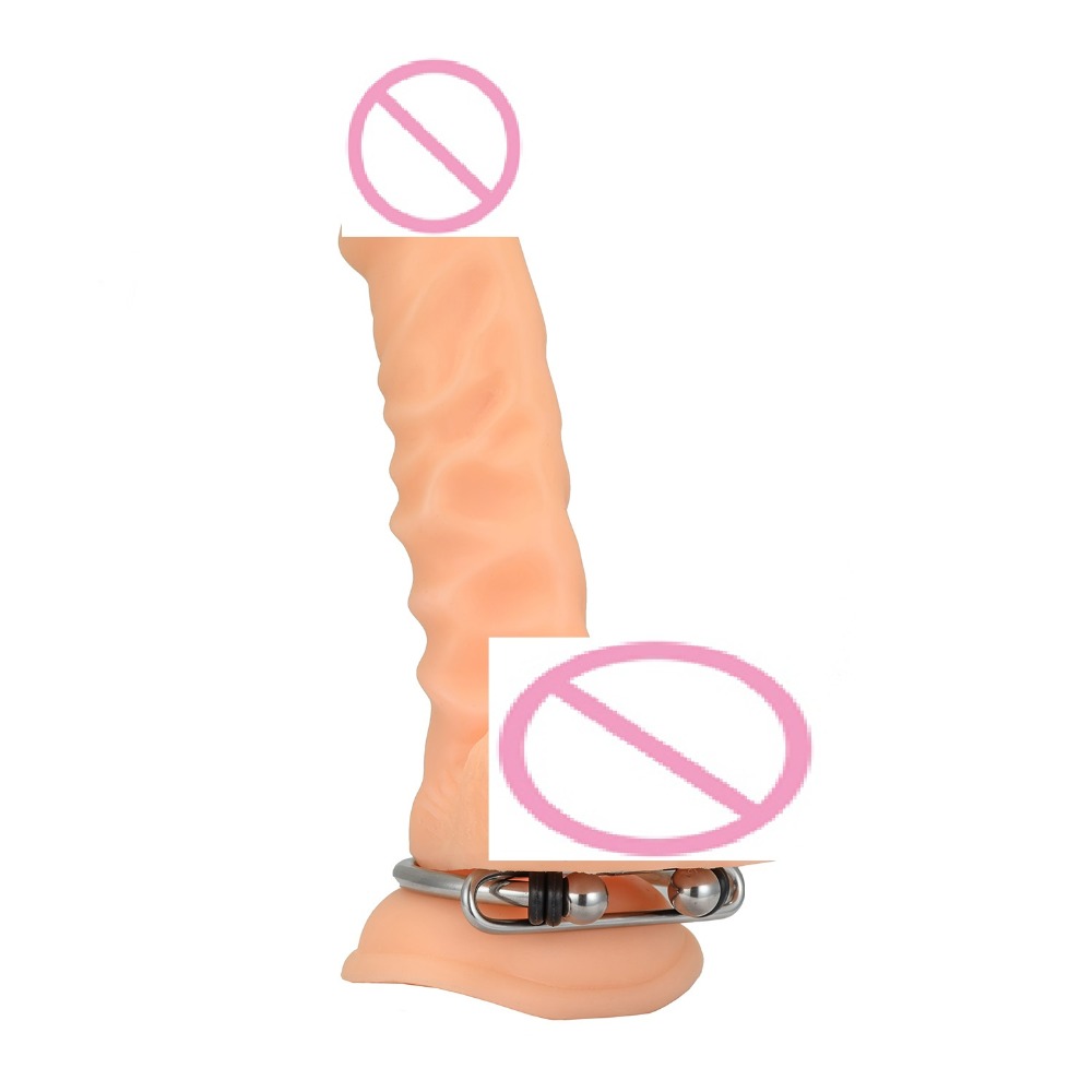 Stainless Steel Male Chastity Device Penis Cage Cock Ring Glans Enhancer Sex Time Extender For Men - 5