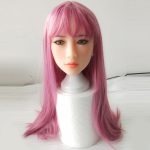24 Sex Doll Head For Love Open Mouth Oral Hole Men Adult Toy Real Pussy Sexy With Free Wig Eyes M16 - 4