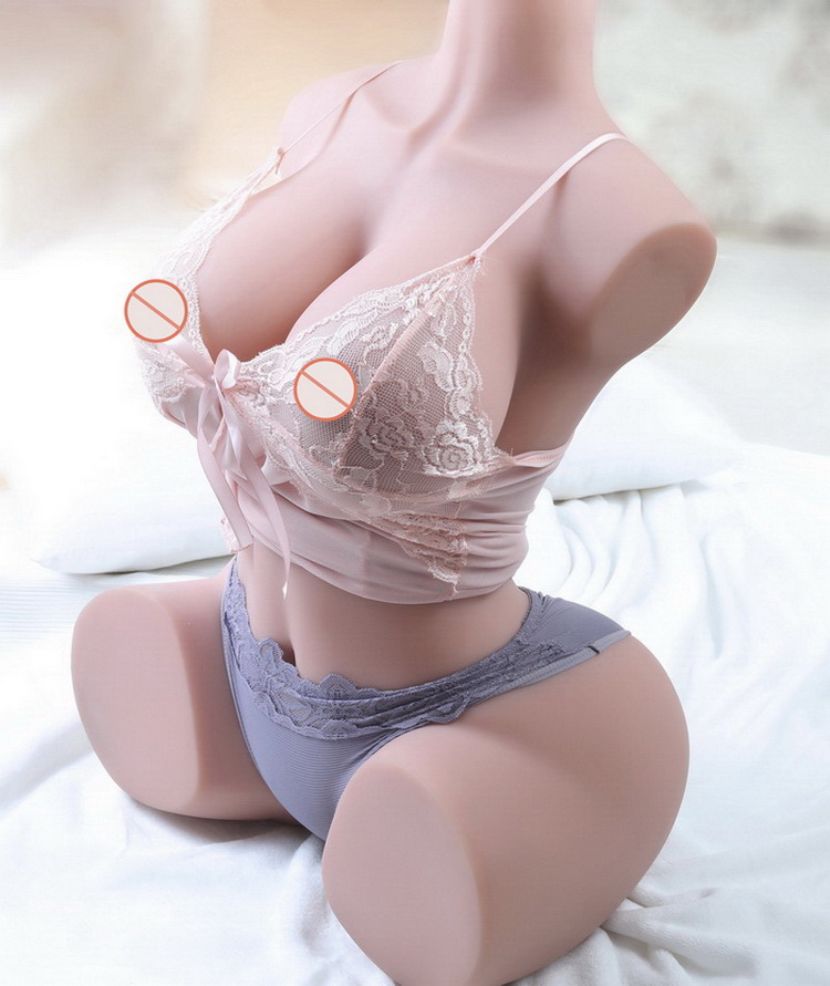 Lifesize Silicone Male Masturbation Sex Doll Realistic Vagina And Anal Torso 24 Kg - 3
