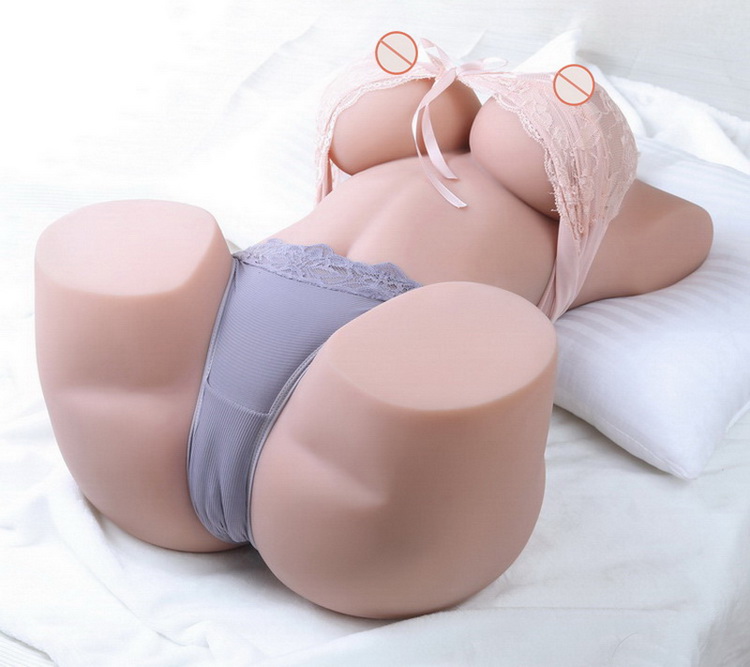 Lifesize Silicone Male Masturbation Sex Doll Realistic Vagina And Anal Torso 24 Kg - 4