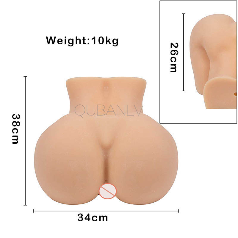 10kg 3d Oversized Lifelike Adult Toy For Men Realistic Tpr Silicone Love Doll With Vagina Anal Features Skintoned - 11