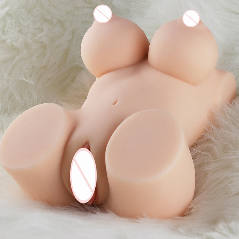 15kg Silicone Half Body Sex Doll For Men Realistic Big Ass Breasts Lifelike Vagina Japanese Masturbation Toy - 4