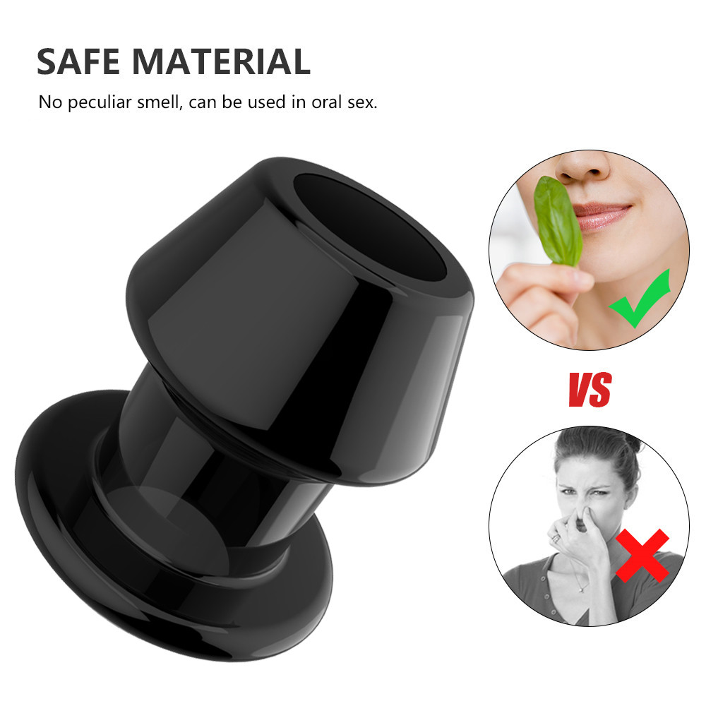 Hollow Anal Plug Soft Speculum Prostate Massager Enema Tool Adult Sex Toy For Men Women Gay Available In 3 Colors - 2