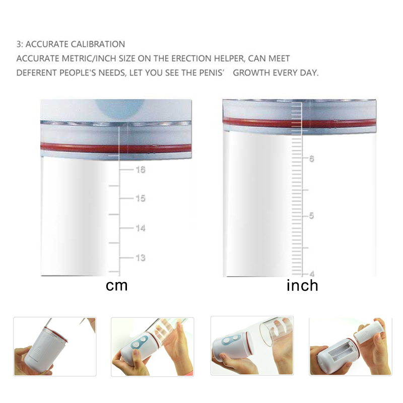Mens Electric Penis Pump Male Enhancement Vacuum With Vibrator Masturbation Aid Ejaculation Delay Enlargement Training Device - 8
