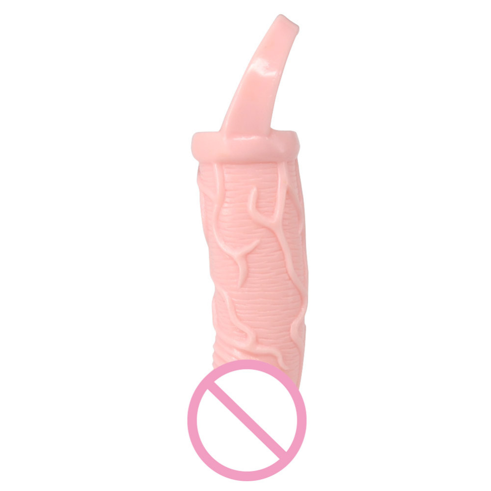 Male Enhancement Extender Thick Durable Penis Sleeve For Increased Girth Adult Intimacy Toy For Men - 3