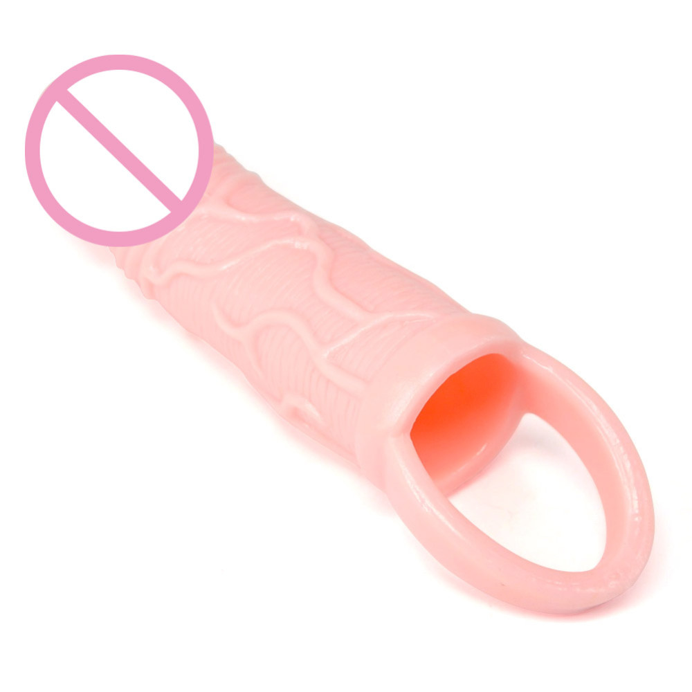 Male Enhancement Extender Thick Durable Penis Sleeve For Increased Girth Adult Intimacy Toy For Men - 5