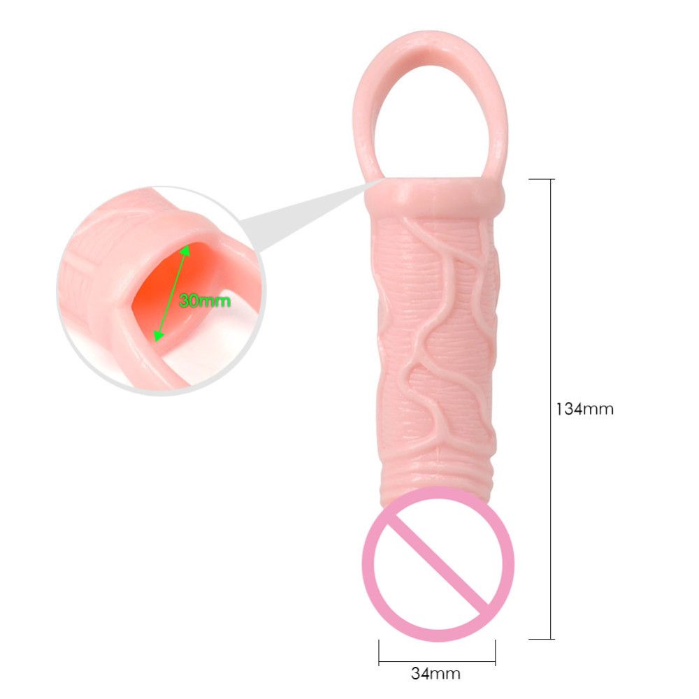 Male Enhancement Extender Thick Durable Penis Sleeve For Increased Girth Adult Intimacy Toy For Men - 8