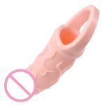 Male Penis Extension Extender Thick Cock Sheath Sleeve Girth Enhancer Adult Sex Toys For Men