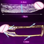 7 Inch Sex Enlargement Condoms Extender Silicone Full Cover Sleeve Time Delay - 4