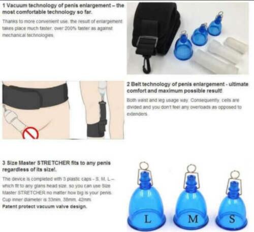 Male Enhancement Vacuum Pump Enlarger Stretcher Extender System For Mens Sexual Health - 30
