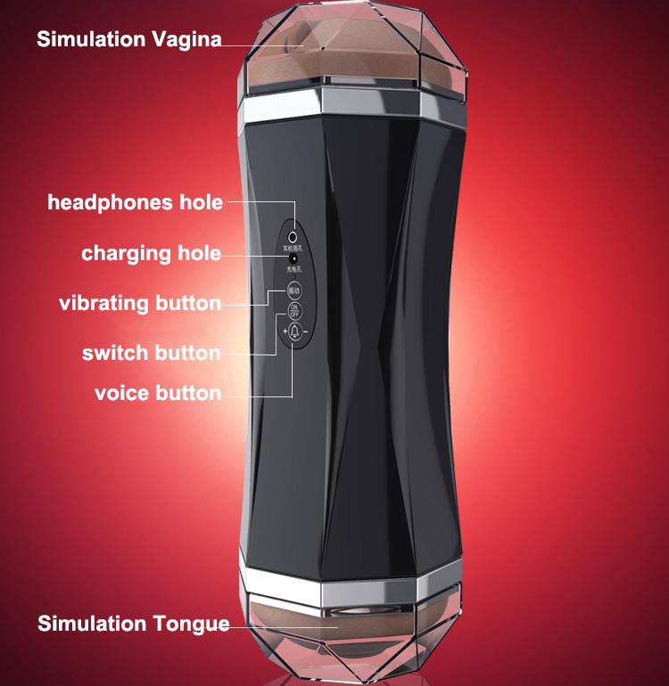 Fully Automatic Male Masturbator Endurance Training Device Realistic Vagina Massager Deep Throat Experience Adult Sex Toy With Voice Function - 4