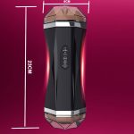 Fully Automatic Male Masturbator Cup Adult Endurance Exercise Pussy Voice Mouth Suck Deep Throat Real Vagina Massager Sex Toys - 3