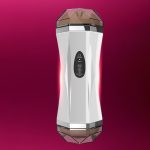 Fully Automatic Male Masturbator Cup Adult Endurance Exercise Pussy Voice Mouth Suck Deep Throat Real Vagina Massager Sex Toys - 4