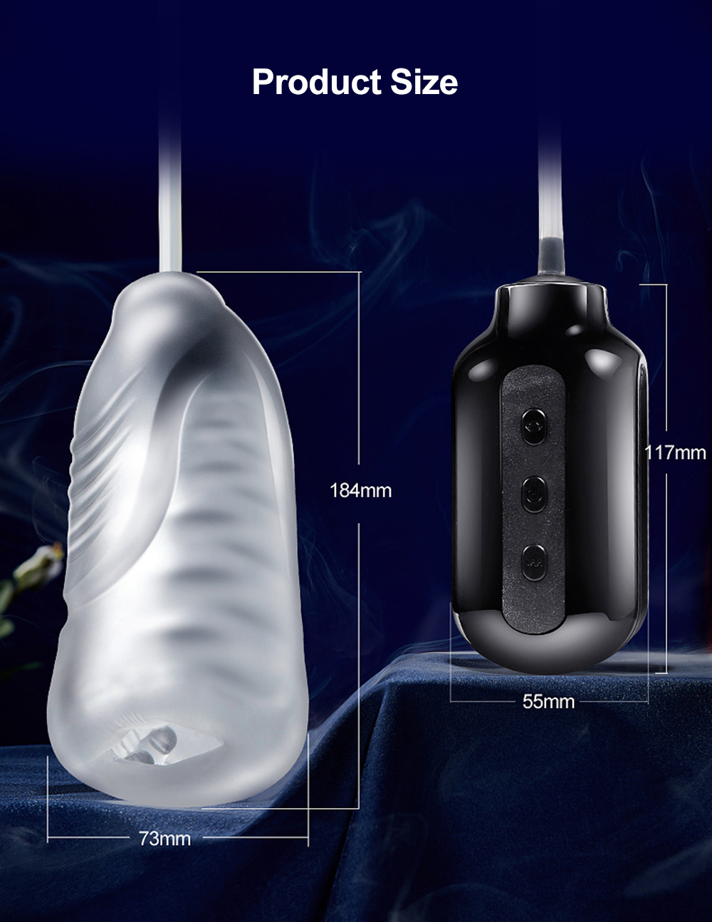 Automatic Male Masturbator Cup Silicone Vagina Pocket Pussy Vibrating Suction Masturbation Toy For Men - 9