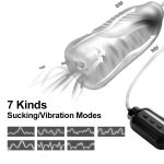 Automatic Male Masturbator Cup Pocket Pussy Vibration & Suction Silicone Vigina For Sex Masturbation Toys Men - 2