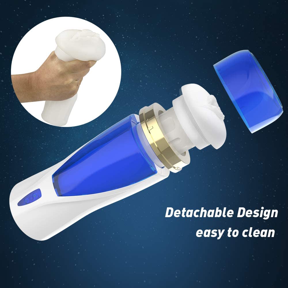Deluxe Automatic Male Masturbator Cup Realistic Vaginal Texture Discreet Pocket Sex Toy Pleasure Machine For Men - 8