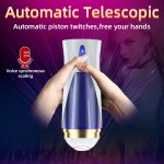 Automatic Male Masturbator Masturbation Cup Real Vagina Pocket Sex Tools Toy For Men Masturbate Machine - 3
