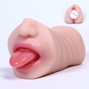 Sex Doll Real 3d Deep Throat Male Masturbator Tongue Licking Pocket Pussy Realistic Vagina And Oral Toys For Men Adult