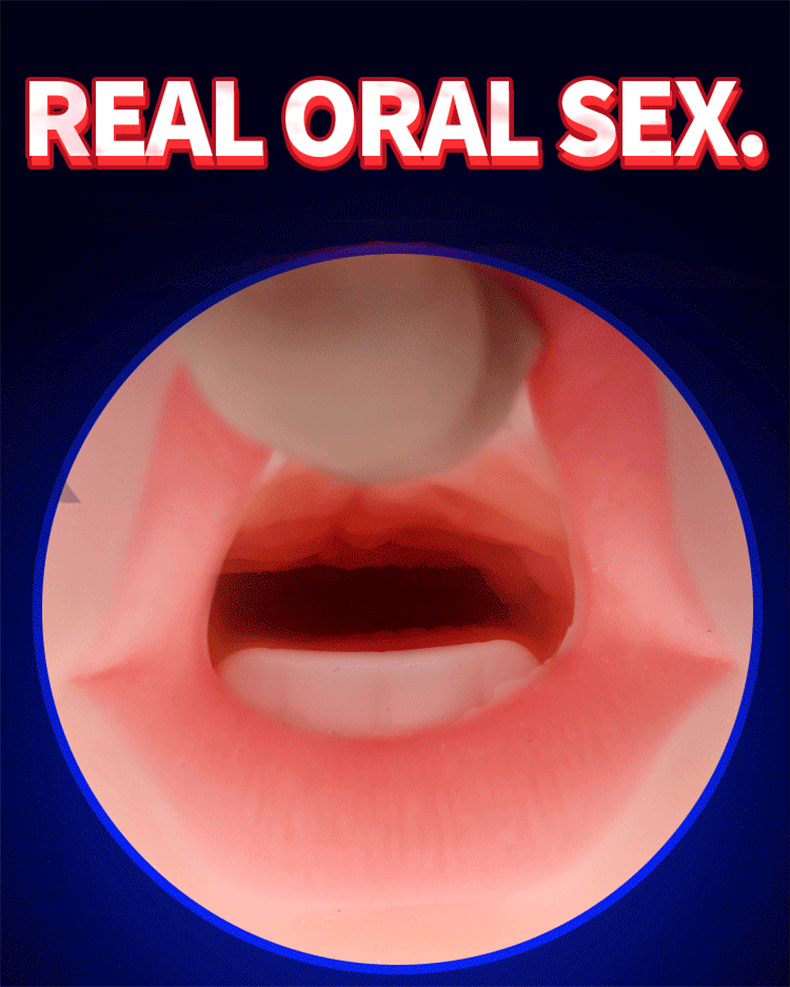 Advanced Male Masturbation Cup With Tongue Licking Glans Stimulation Interactive Voice Heating Function Vibrator Adult Pleasure Toys For Men - 7