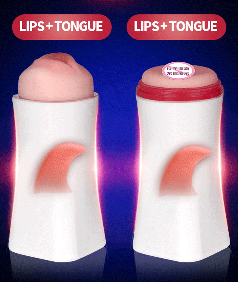 Advanced Male Masturbation Cup With Tongue Licking Glans Stimulation Interactive Voice Heating Function Vibrator Adult Pleasure Toys For Men - 8