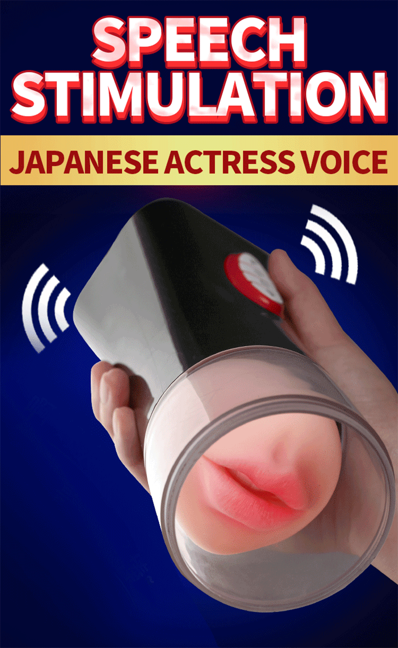 Advanced Male Masturbation Cup With Tongue Licking Glans Stimulation Interactive Voice Heating Function Vibrator Adult Pleasure Toys For Men - 9