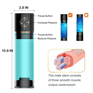 Water Penis Enlargement Pump Electric Male Masturbator Cup Air Vacuum Trainer With Spa Sex Toys For Men Shop - 2